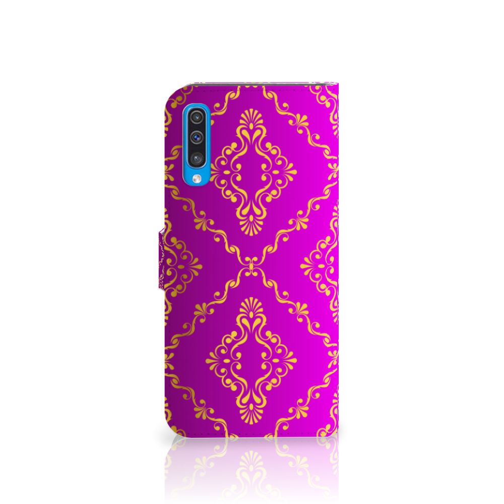 Wallet Case Samsung Galaxy A50 Barok Roze