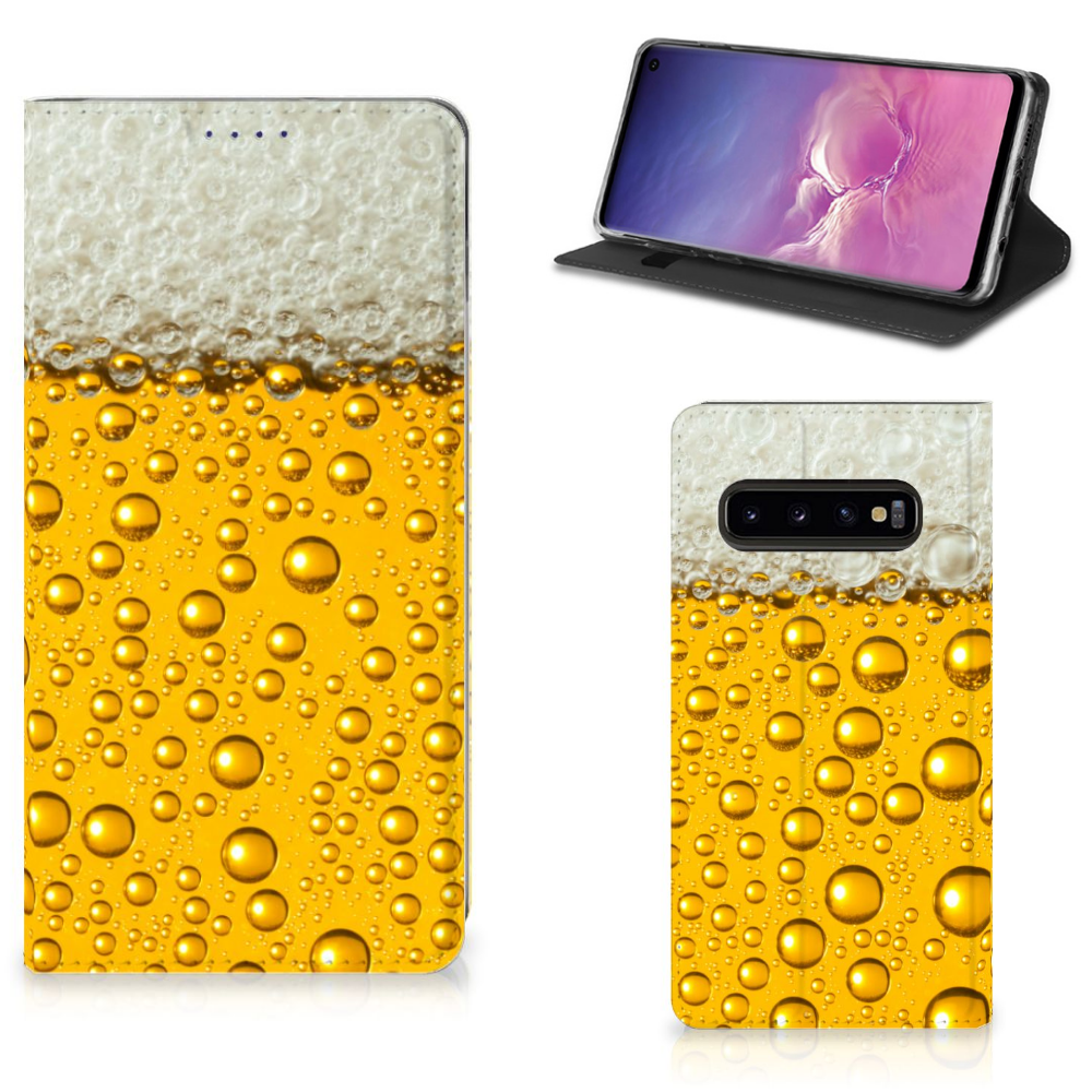 Samsung Galaxy S10 Flip Style Cover Bier
