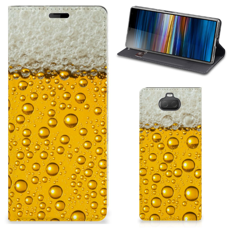 Sony Xperia 10 Flip Style Cover Bier