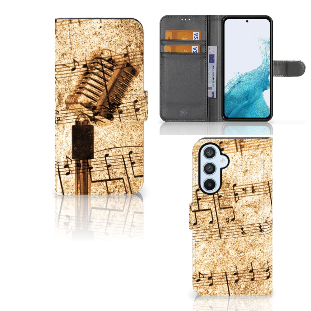 Samsung Galaxy A54 5G Telefoonhoesje met foto Bladmuziek