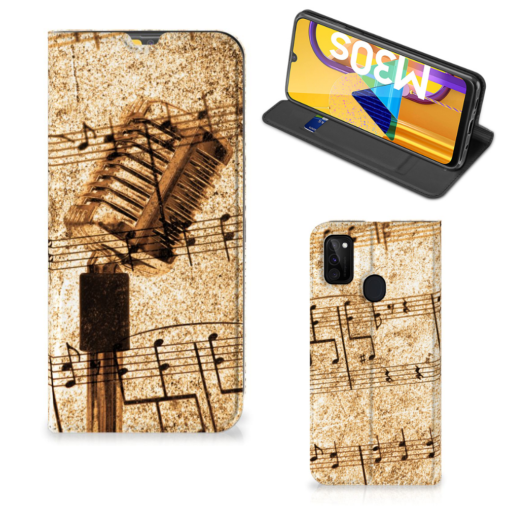 Samsung Galaxy M30s | M21 Stand Case Bladmuziek