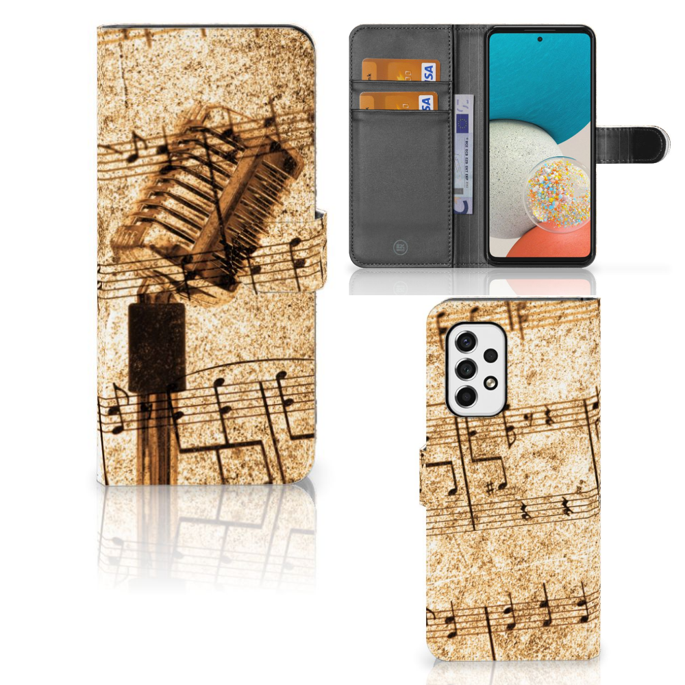 Samsung Galaxy A53 Telefoonhoesje met foto Bladmuziek