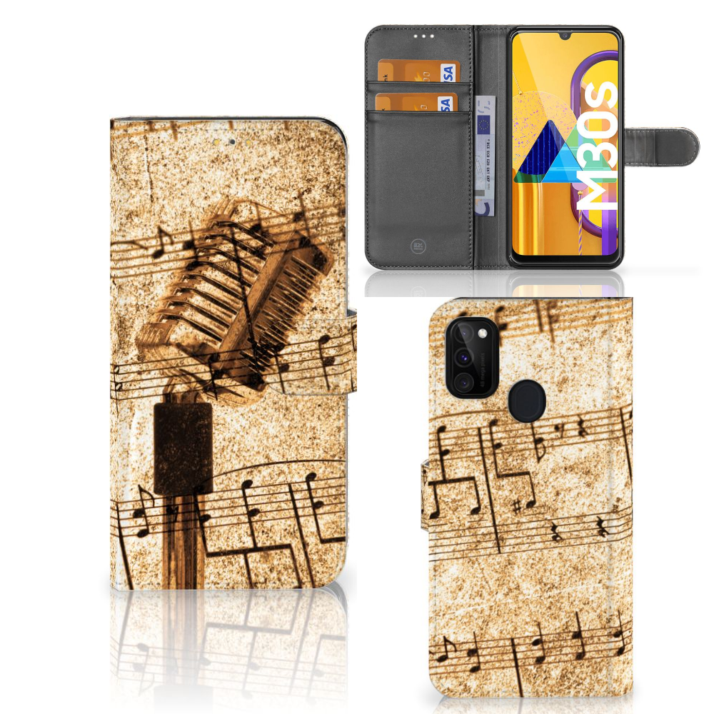 Samsung Galaxy M21 | M30s Telefoonhoesje met foto Bladmuziek