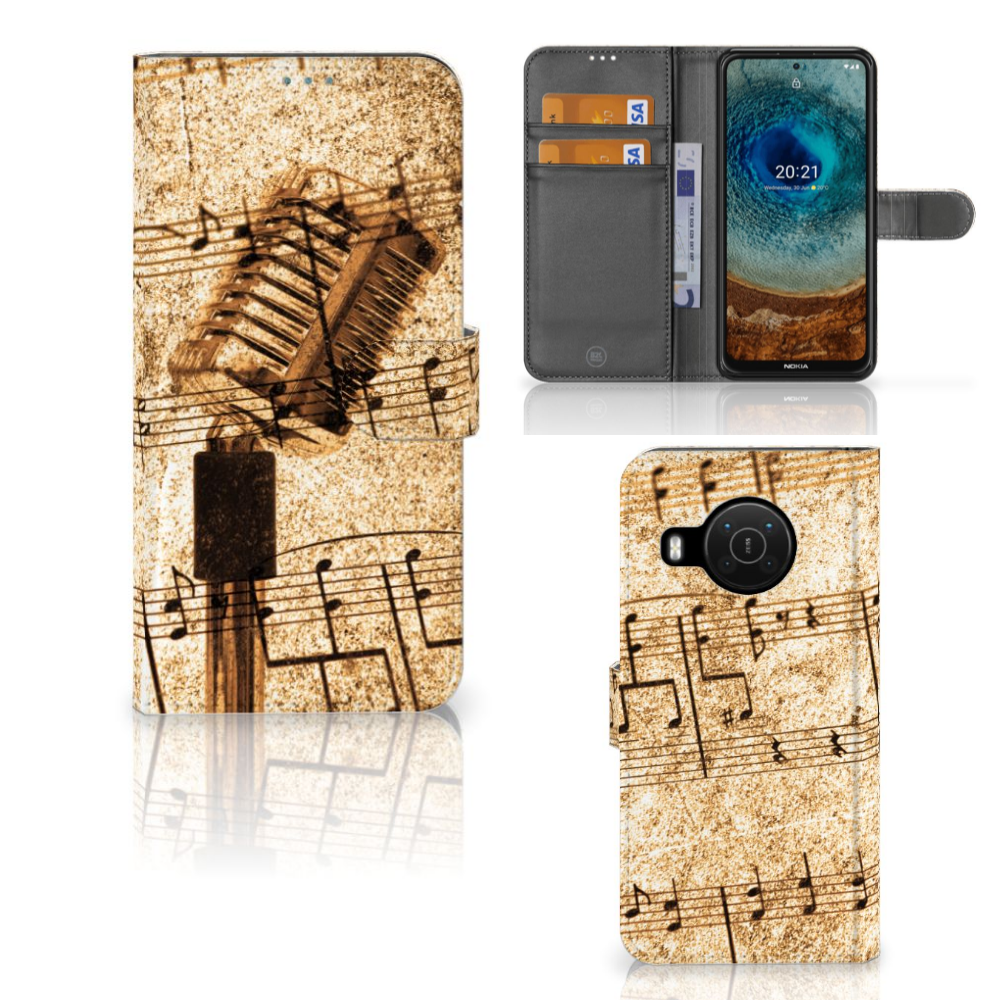 Nokia X10 | Nokia X20 Telefoonhoesje met foto Bladmuziek