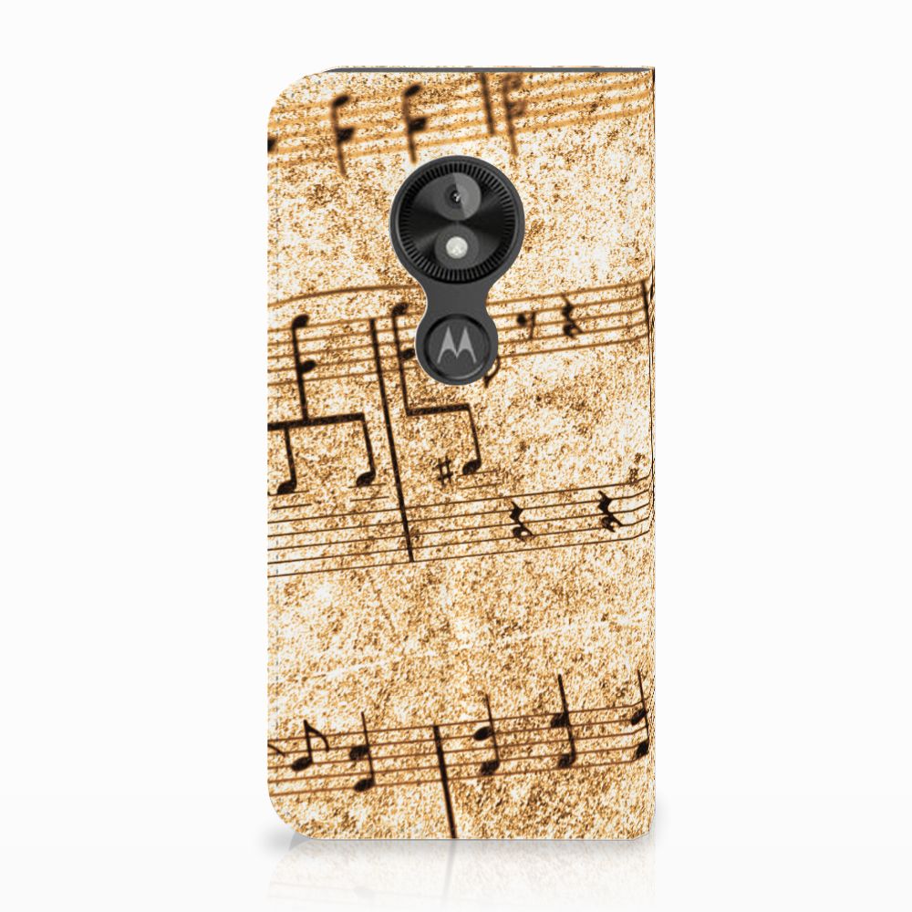 Motorola Moto E5 Play Stand Case Bladmuziek