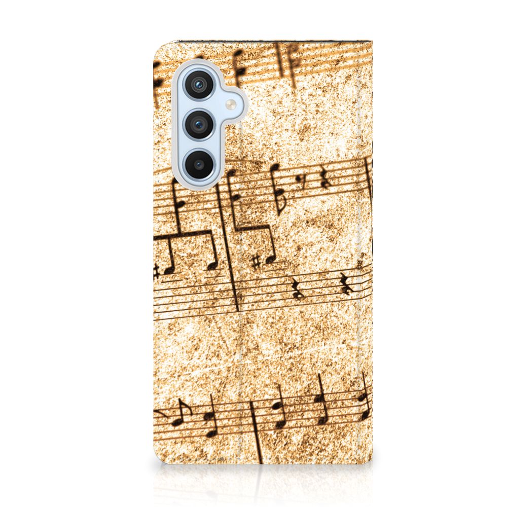 Samsung Galaxy A54 Stand Case Bladmuziek