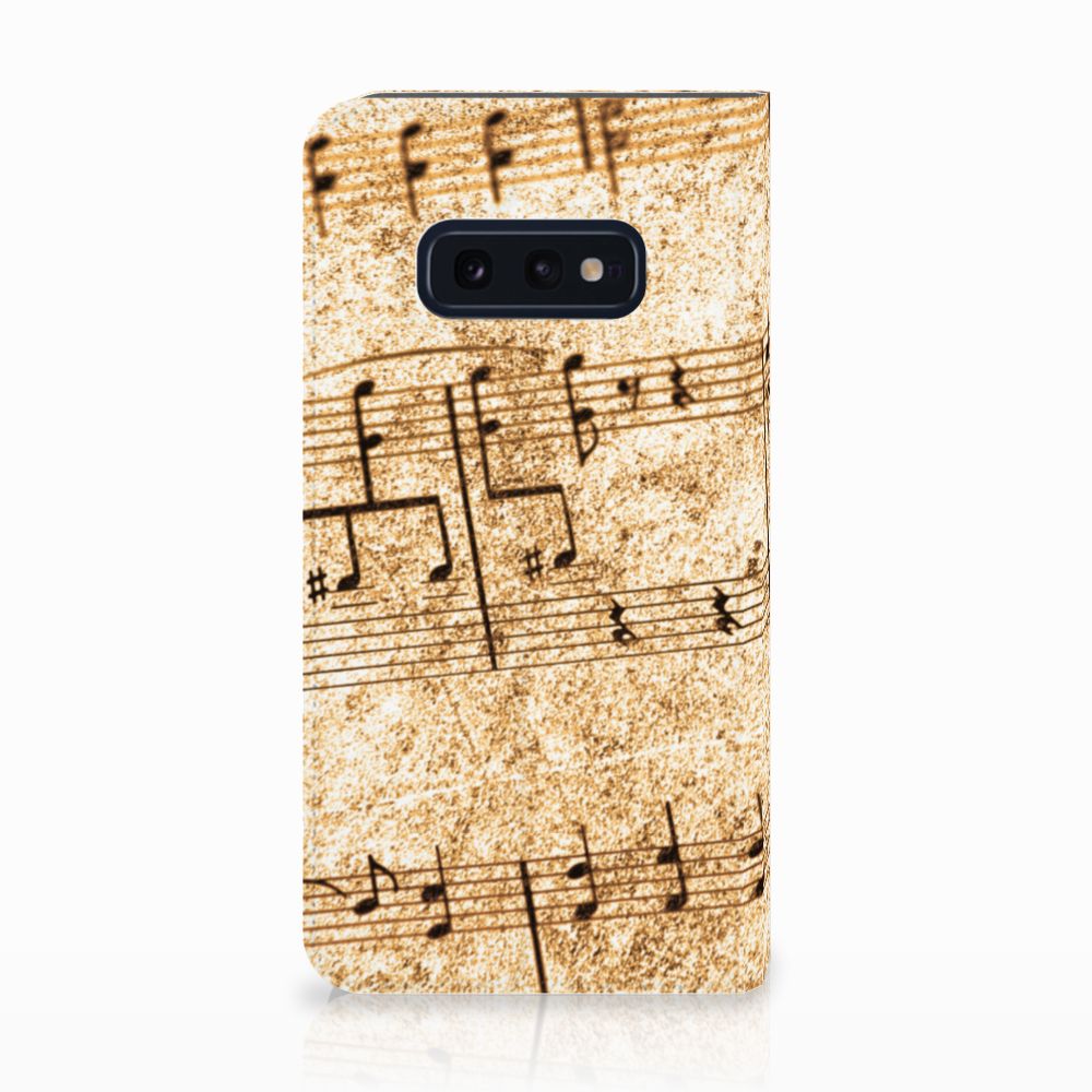 Samsung Galaxy S10e Stand Case Bladmuziek