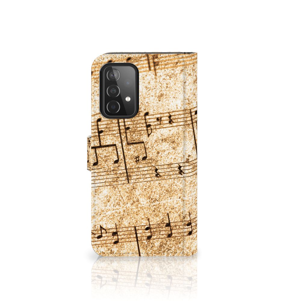 Samsung Galaxy A52 Telefoonhoesje met foto Bladmuziek