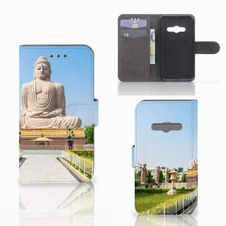 Samsung Galaxy Xcover 3 | Xcover 3 VE Flip Cover Boeddha