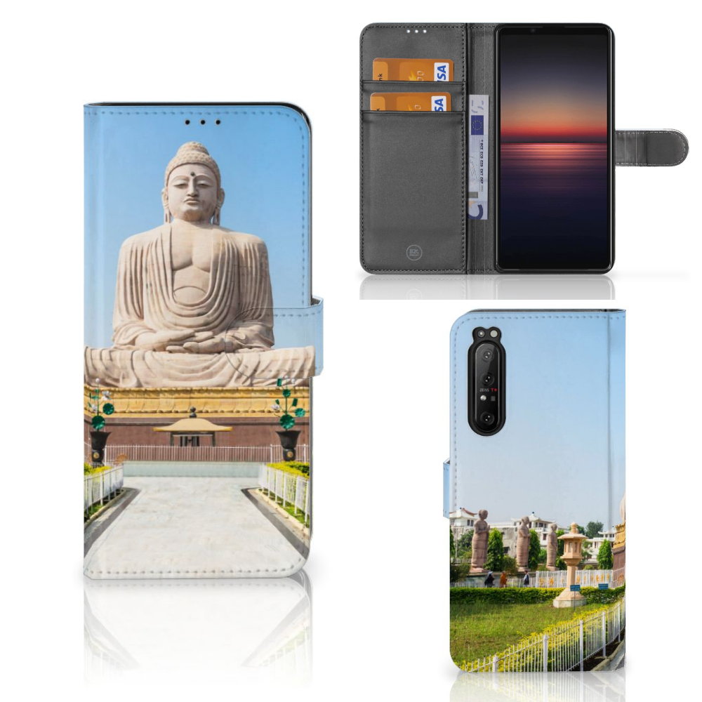 Sony Xperia 1 II Flip Cover Boeddha