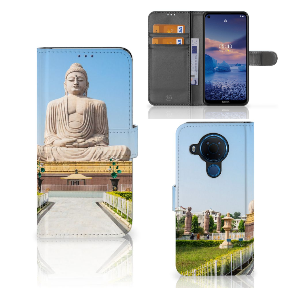 Nokia 5.4 Flip Cover Boeddha