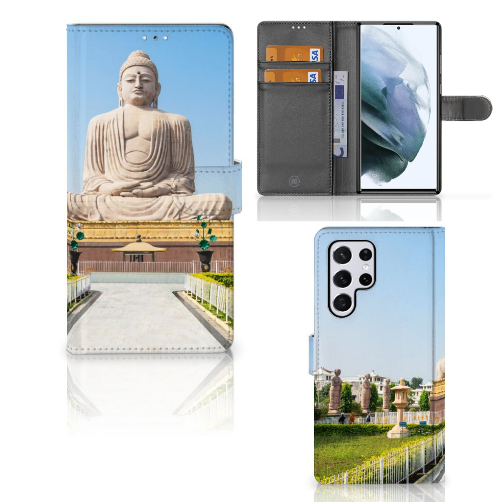 Samsung Galaxy S22 Ultra Flip Cover Boeddha