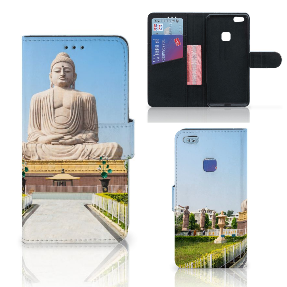 Huawei P10 Lite Flip Cover Boeddha
