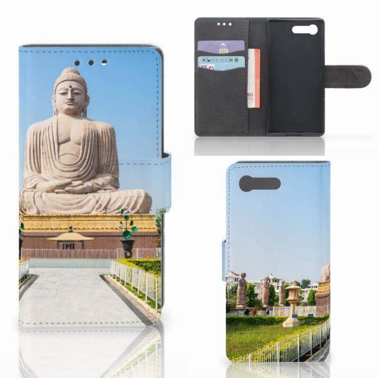 Sony Xperia X Compact Flip Cover Boeddha
