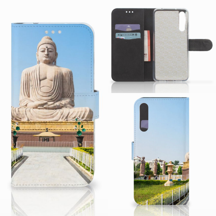 Huawei P20 Pro Flip Cover Boeddha