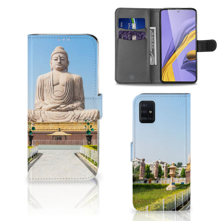 Samsung Galaxy A51 Flip Cover Boeddha