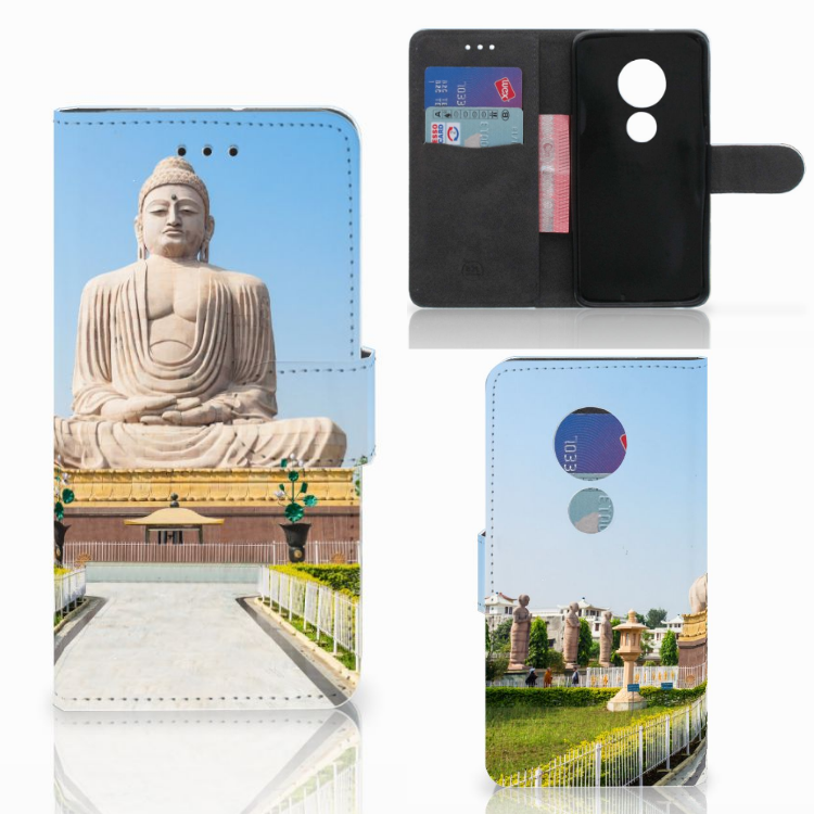 Motorola Moto G7 Play Boekhoesje Design Boeddha