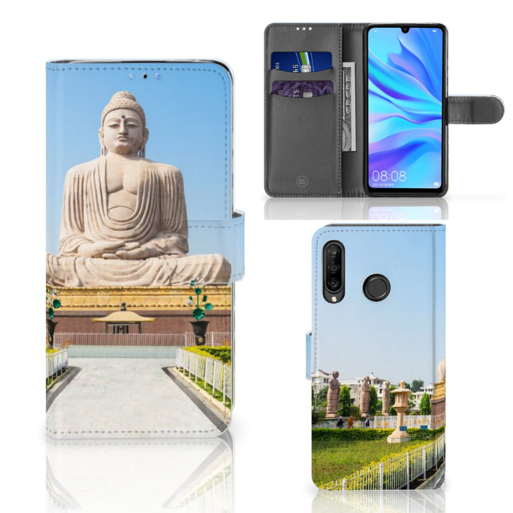 Huawei P30 Lite (2020) Flip Cover Boeddha