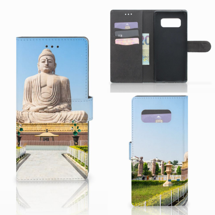 Samsung Galaxy Note 8 Flip Cover Boeddha
