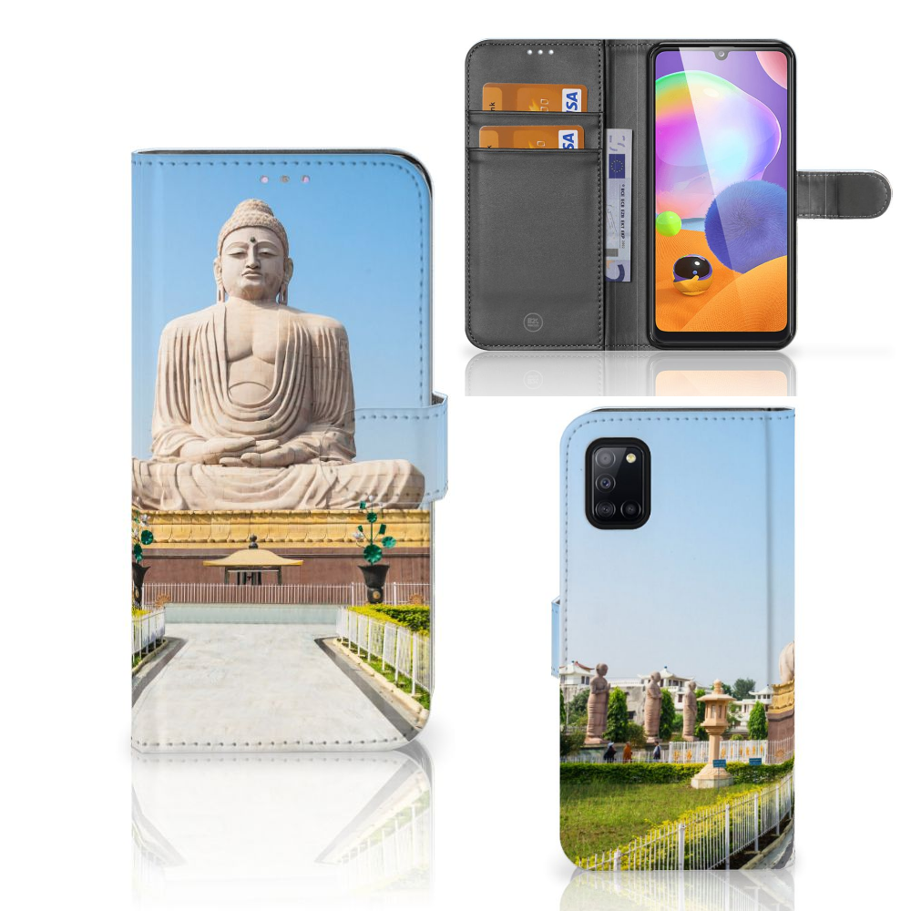 Samsung Galaxy A31 Flip Cover Boeddha