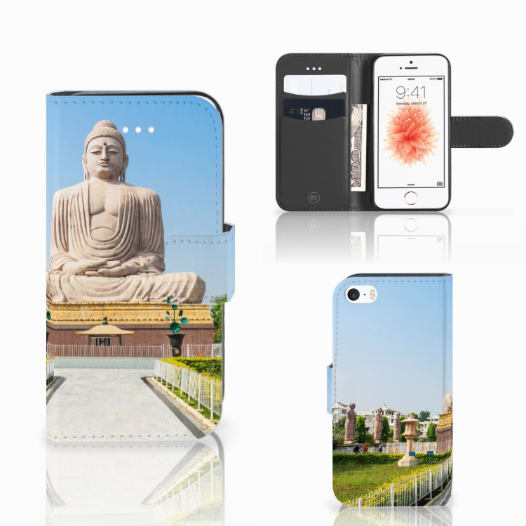 Apple iPhone 5 | 5s | SE Boekhoesje Design Boeddha