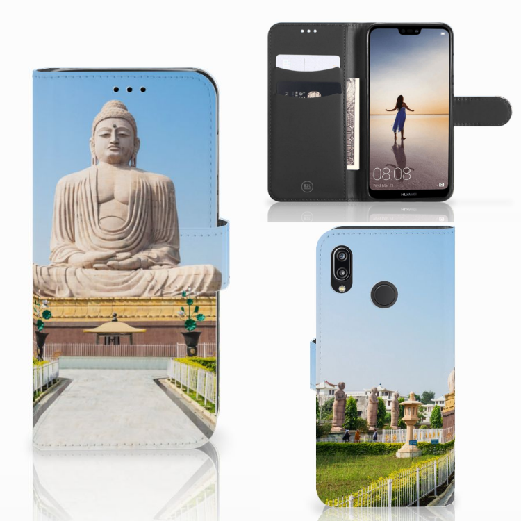 Huawei P20 Lite Flip Cover Boeddha