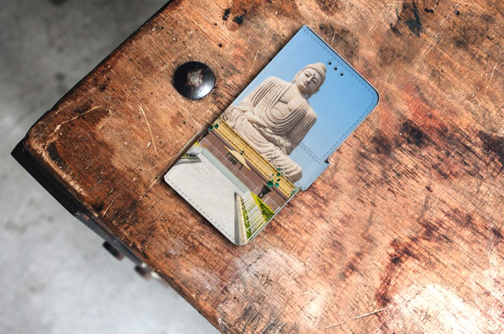 Huawei P10 Lite Flip Cover Boeddha