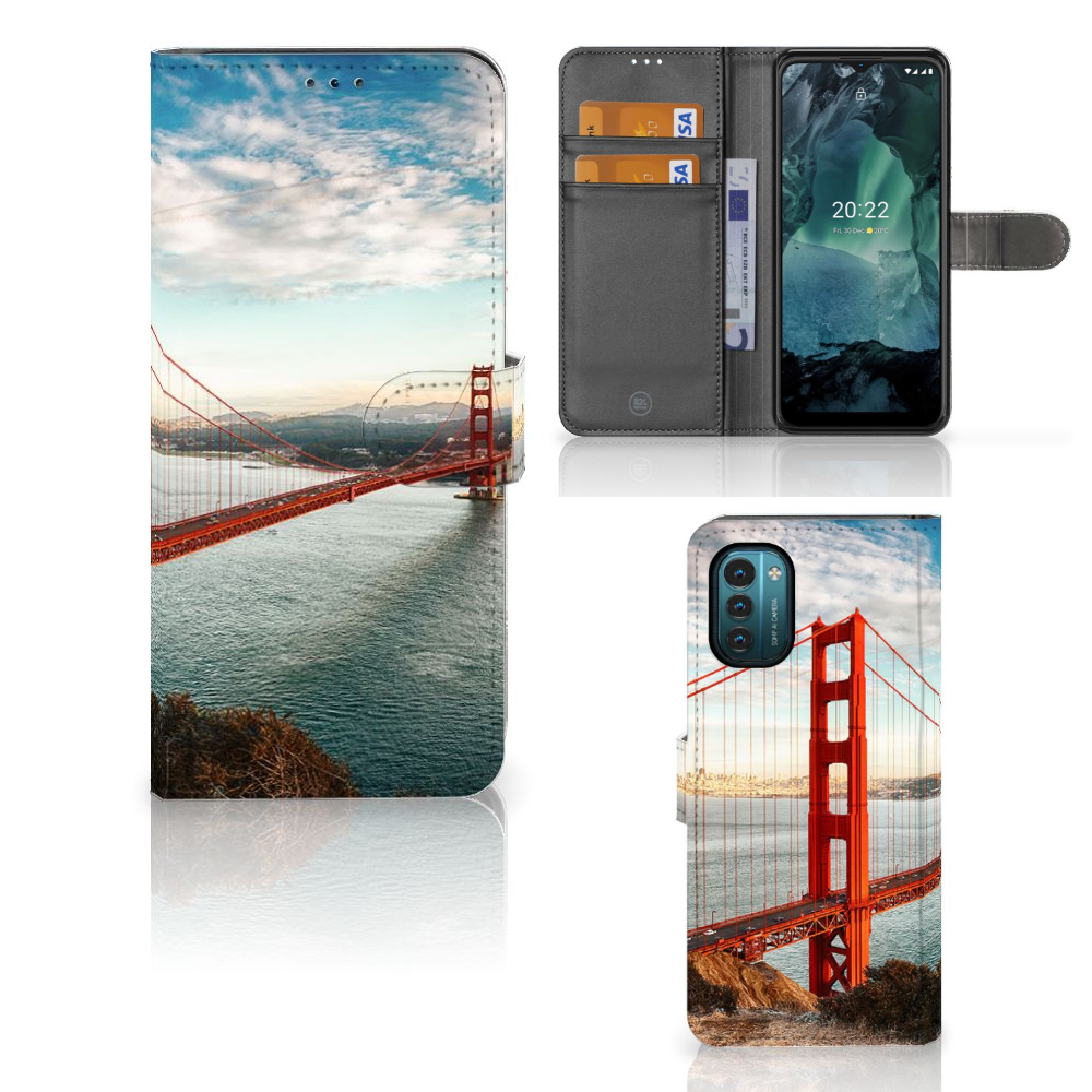 Nokia G11 | G21 Flip Cover Golden Gate Bridge