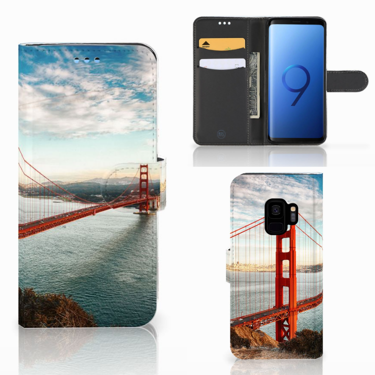 Samsung Galaxy S9 Flip Cover Golden Gate Bridge
