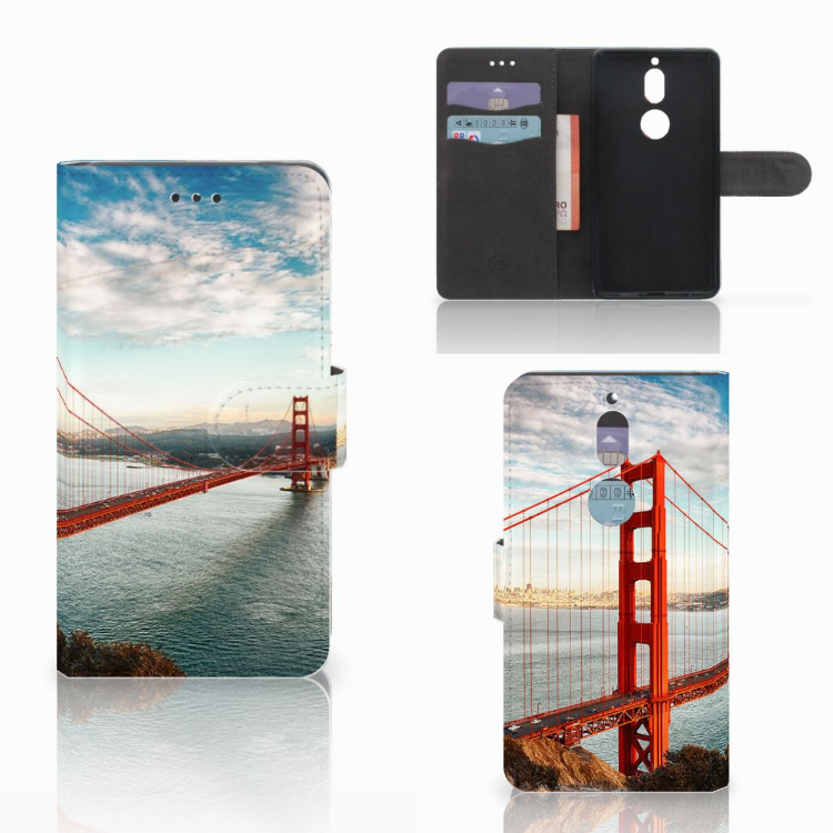 Nokia 7 Flip Cover Golden Gate Bridge