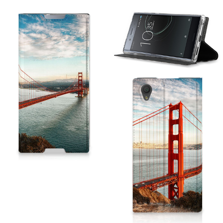 Sony Xperia L1 Standcase Hoesje Design Golden Gate Bridge