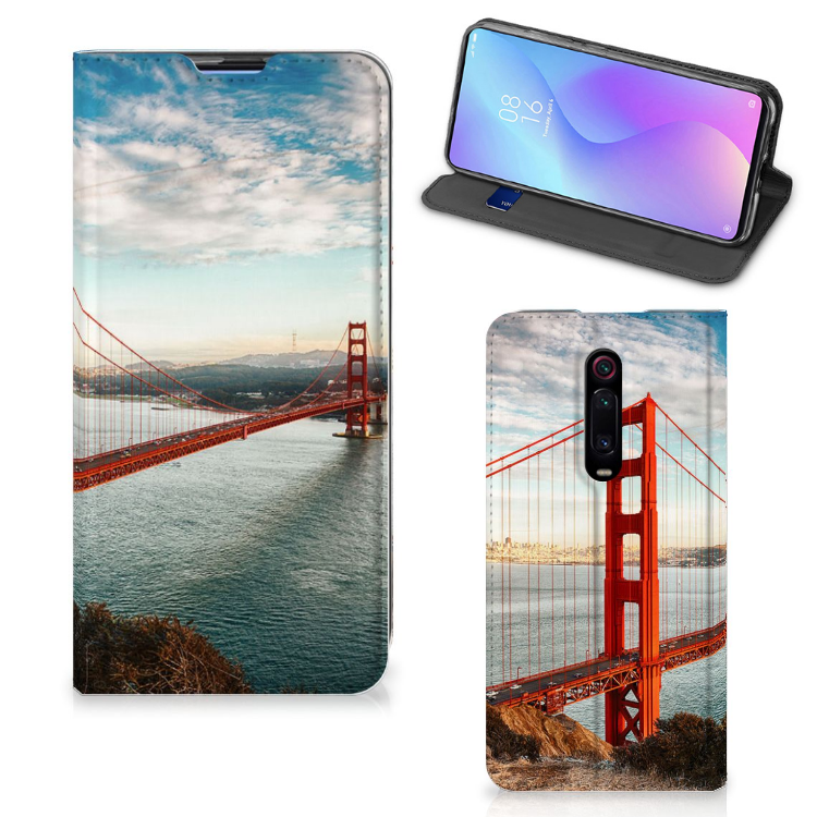 Xiaomi Mi 9T Pro Book Cover Golden Gate Bridge