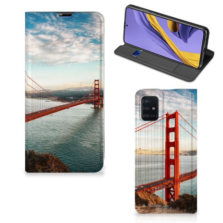 Samsung Galaxy A51 Book Cover Golden Gate Bridge