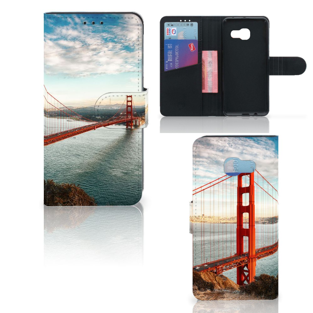 Samsung Galaxy A3 2017 Flip Cover Golden Gate Bridge
