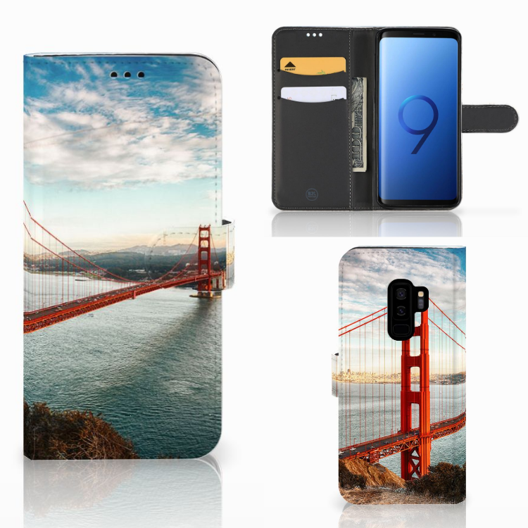 Samsung Galaxy S9 Plus Flip Cover Golden Gate Bridge