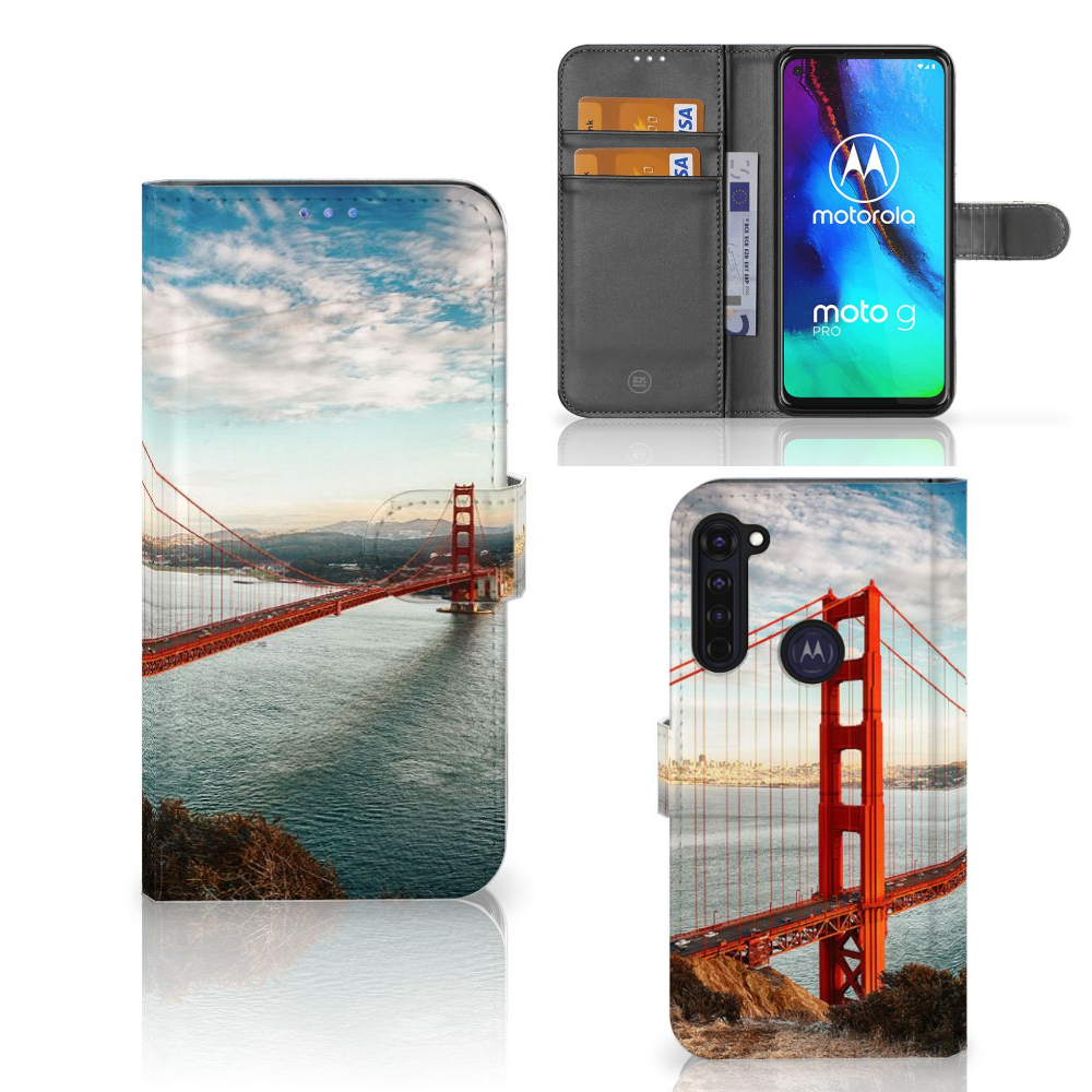 Motorola Moto G Pro Flip Cover Golden Gate Bridge