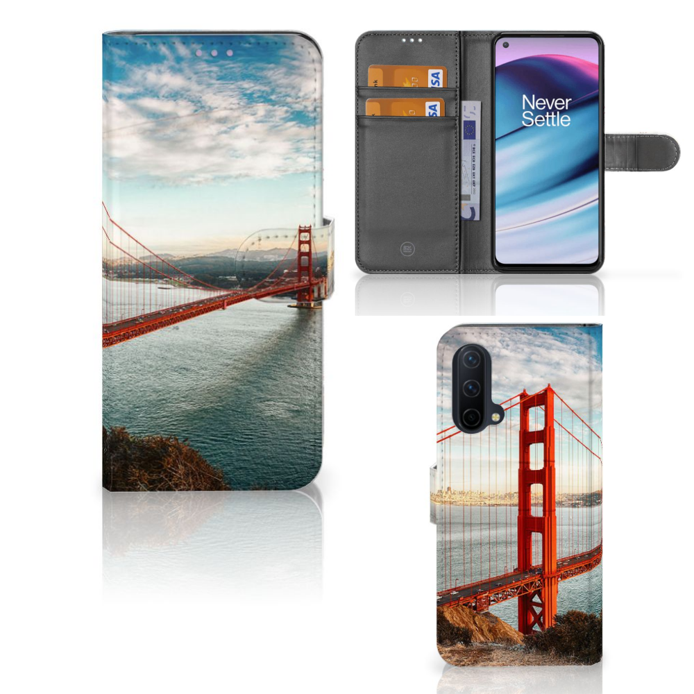 OnePlus Nord CE 5G Flip Cover Golden Gate Bridge