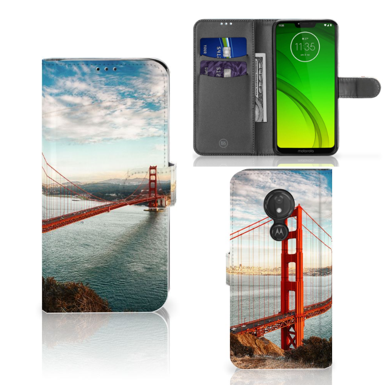 Motorola Moto G7 Power Flip Cover Golden Gate Bridge