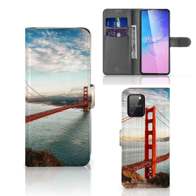 Samsung S10 Lite Flip Cover Golden Gate Bridge