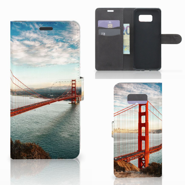 Samsung Galaxy S8 Plus Flip Cover Golden Gate Bridge