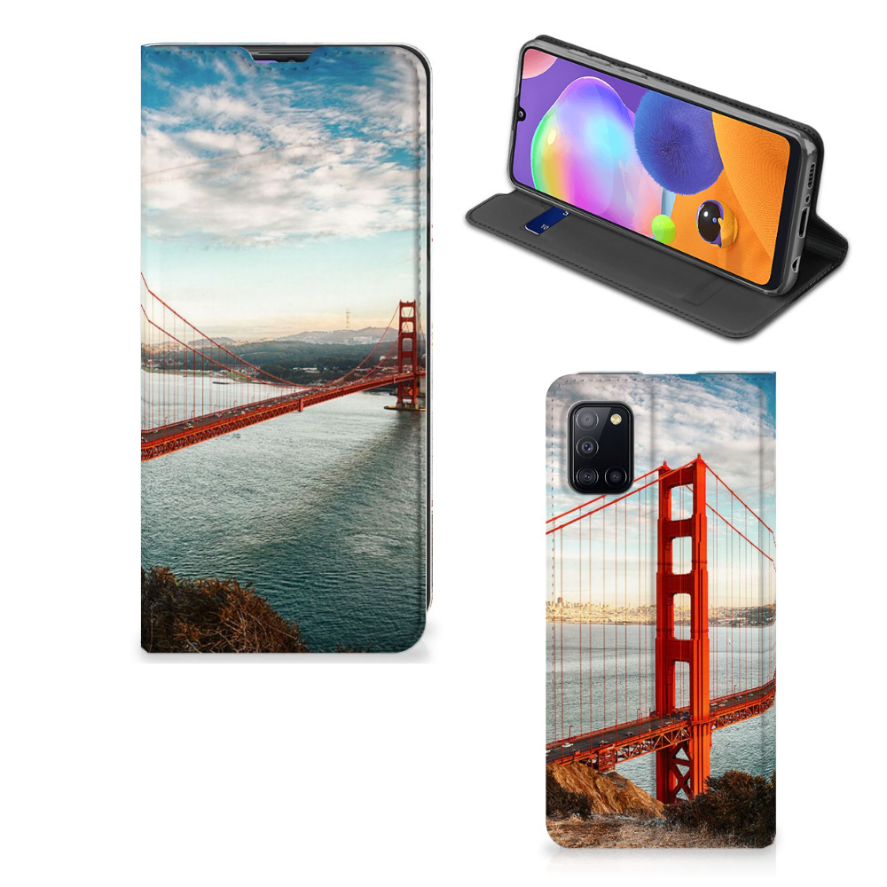 Samsung Galaxy A31 Book Cover Golden Gate Bridge