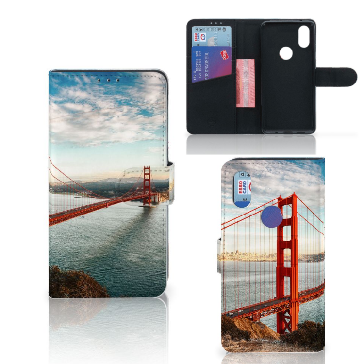 Xiaomi Mi Mix 2s Flip Cover Golden Gate Bridge