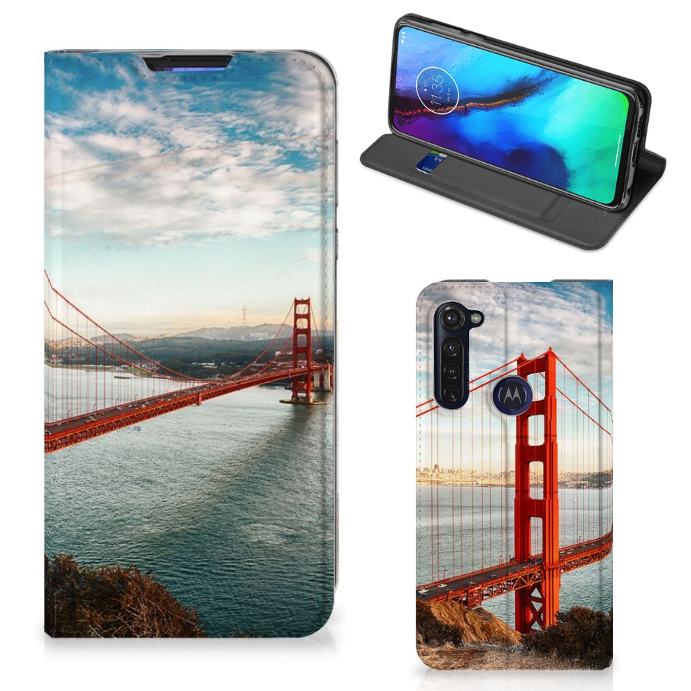 Motorola Moto G Pro Book Cover Golden Gate Bridge