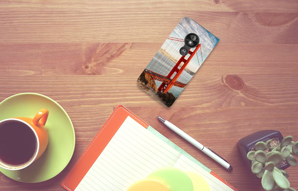 Motorola Moto E5 Play Book Cover Golden Gate Bridge