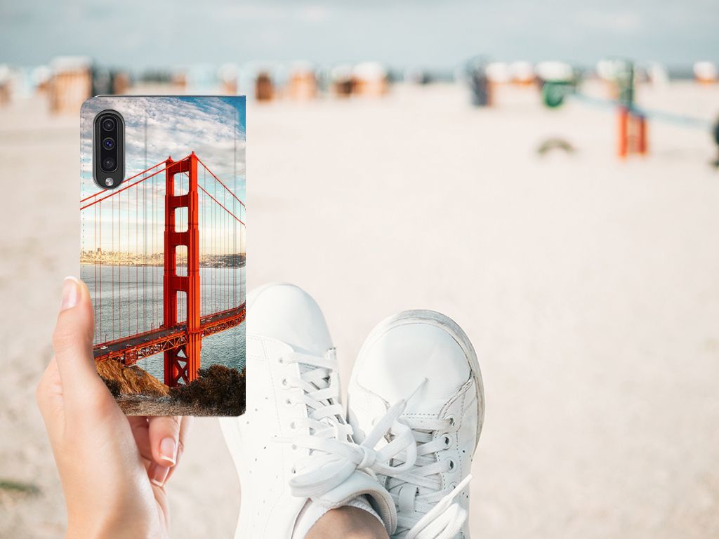 Samsung Galaxy A50 Book Cover Golden Gate Bridge