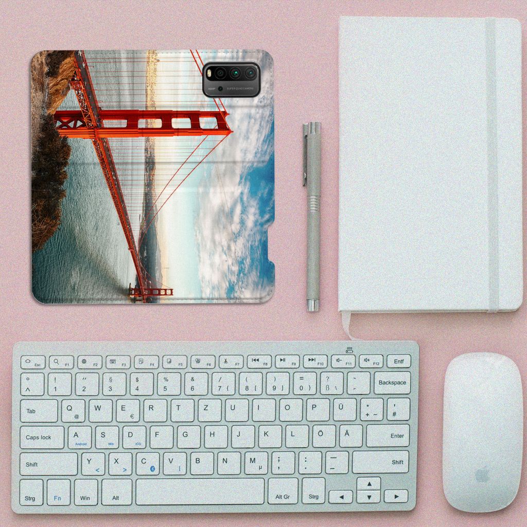 Xiaomi Poco M3 | Redmi 9T Book Cover Golden Gate Bridge