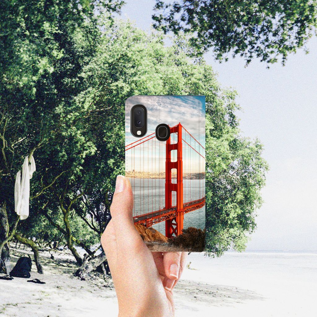Samsung Galaxy A20e Book Cover Golden Gate Bridge
