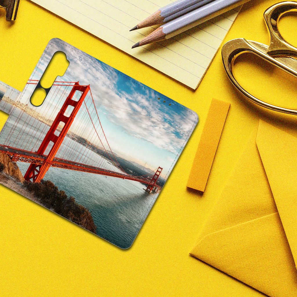 Xiaomi Mi Note 10 Pro Flip Cover Golden Gate Bridge