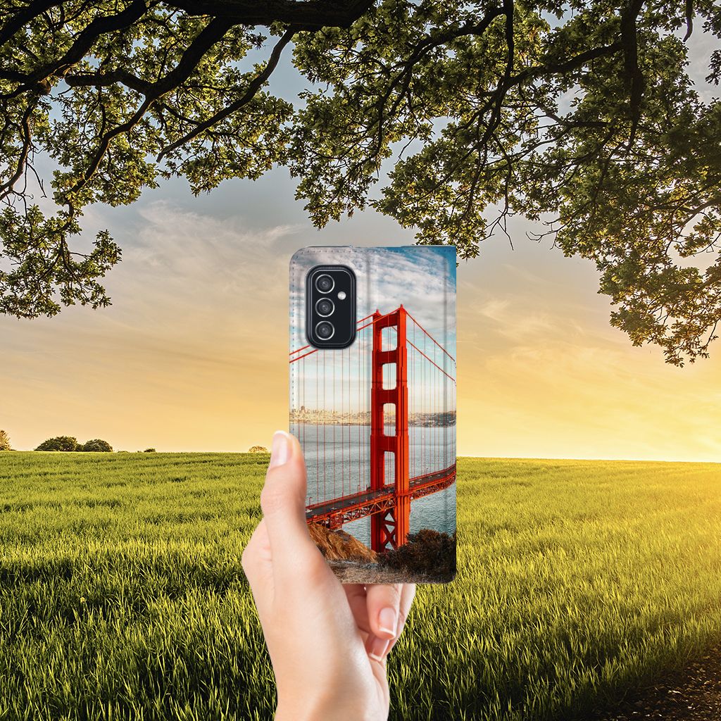 Samsung Galaxy M52 Book Cover Golden Gate Bridge