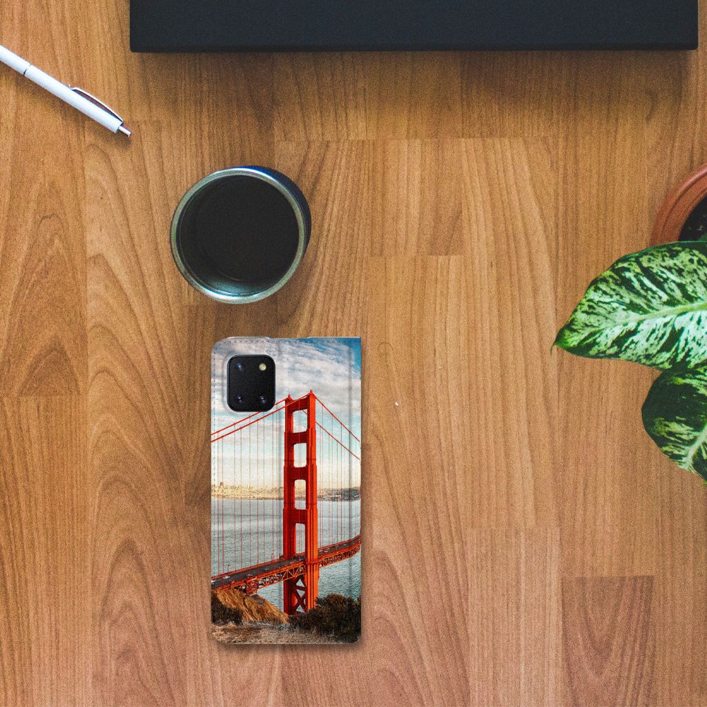 Samsung Galaxy Note 10 Lite Book Cover Golden Gate Bridge
